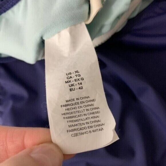 Hobie Swimsuit XL Blue Embroidered One Piece Swimwear Summer Beach - Picture 6 of 7